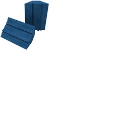 Corner Acoustic Trap Blue Pack of 2
