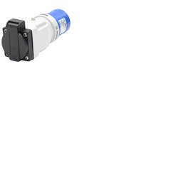 16A 230V 2P+E Plug to 13A Socket Adaptor