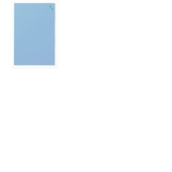 NAGA Magnetic Glass Noticeboard LIGHT BLUE 40 x 60cm
