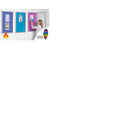 Spaceright FlameShield Tamperproof Noticeboard