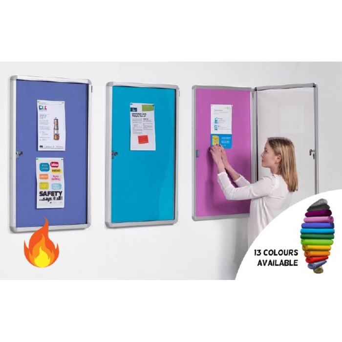 Spaceright FlameShield Tamperproof Noticeboard