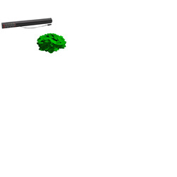 Electric Metallic Confetti Cannon 50cm Green