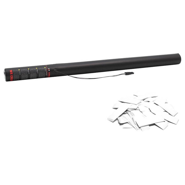 Electric Confetti Cannon 80cm White