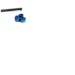 Electric Mettalic Streamer Cannon 50cm Blue
