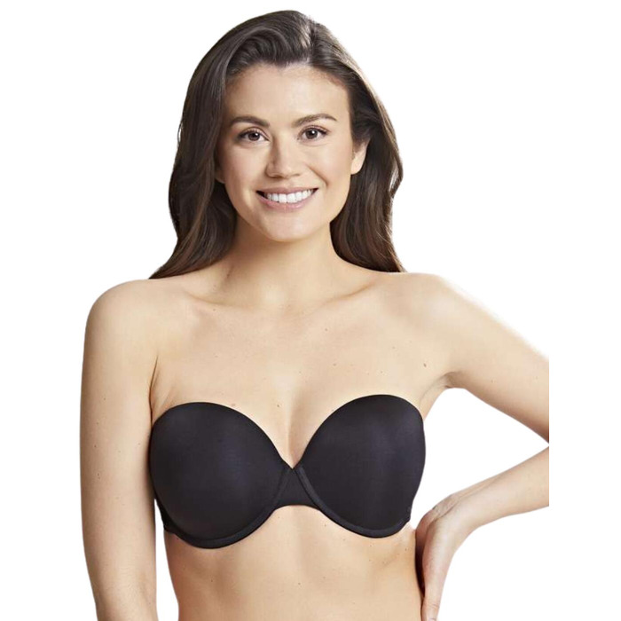 Panache Porcelain Elan Strapless Bra - Black - 28G
