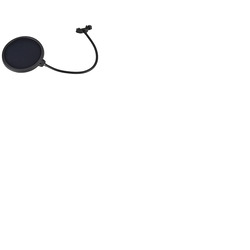 Microphone Pop Screen Windshield with Double Screen, Flexible Arm & Stand Clamp