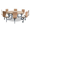 8 Seat Primo Round Mobile Folding Table