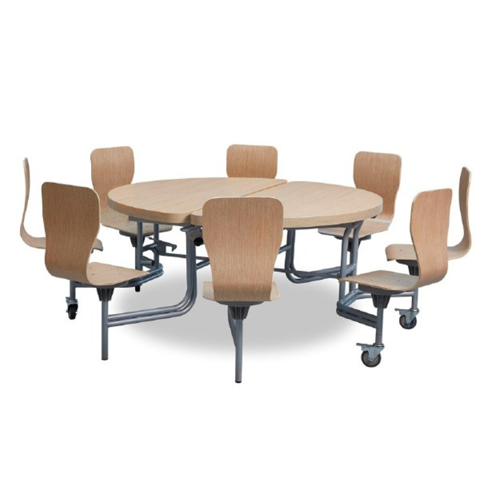 8 Seat Primo Round Mobile Folding Table