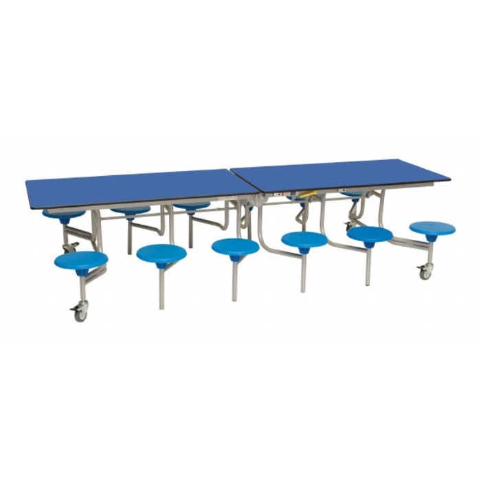 12 Seat Rectangular Mobile Folding Table