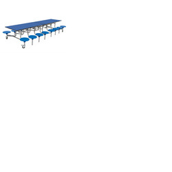 16 Seat Rectangular Mobile Folding Table