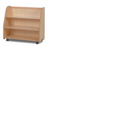 Mobile Trolley with Display and Mirror Back