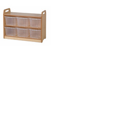 Tall Unit with Display and Mirror Back