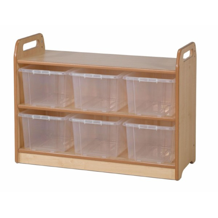 Tall Unit with Display and Mirror Back