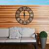 Wrought Iron Outdoor Clock