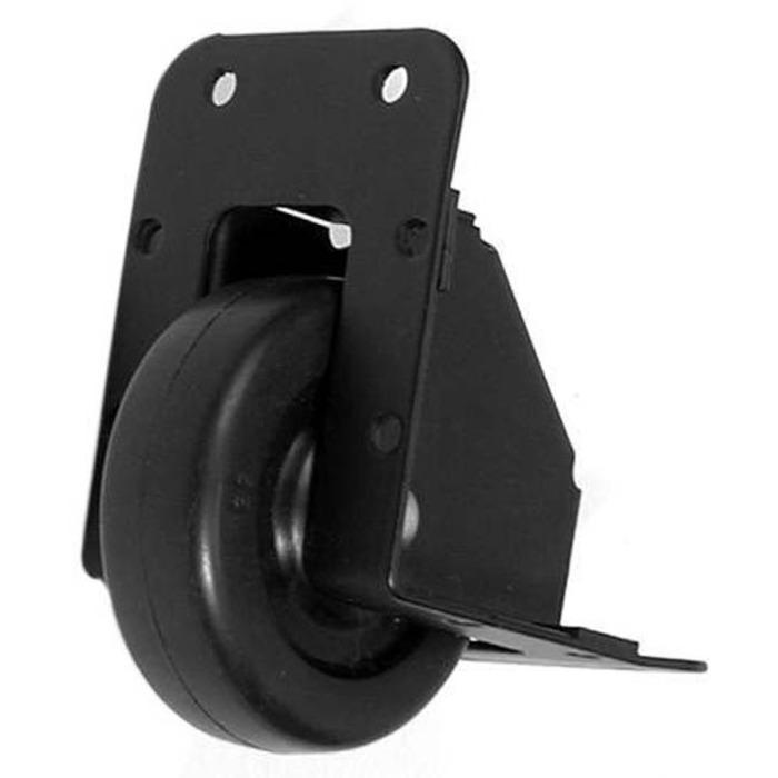 2. 52" 64mm Non Rattle Recessed Caster - Black