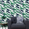 P. L. U. T. O. Wallpaper Coach Emerald and Silver Mini Moderns AZDPT027CE