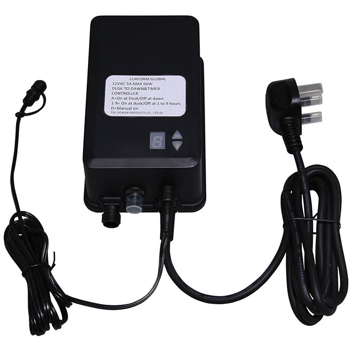 60W Transformer with Dusk to Dawn Sensor and Timer