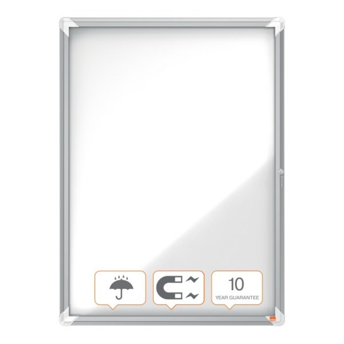 Nobo 1902580 Premium Plus Outdoor Lockable Whiteboard