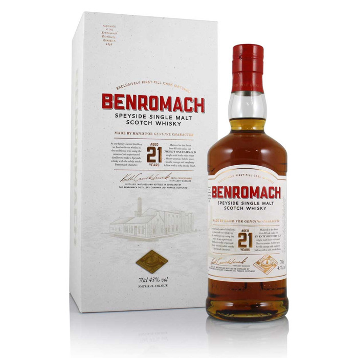 Benromach 21 Year Old Single Malt Whisky
