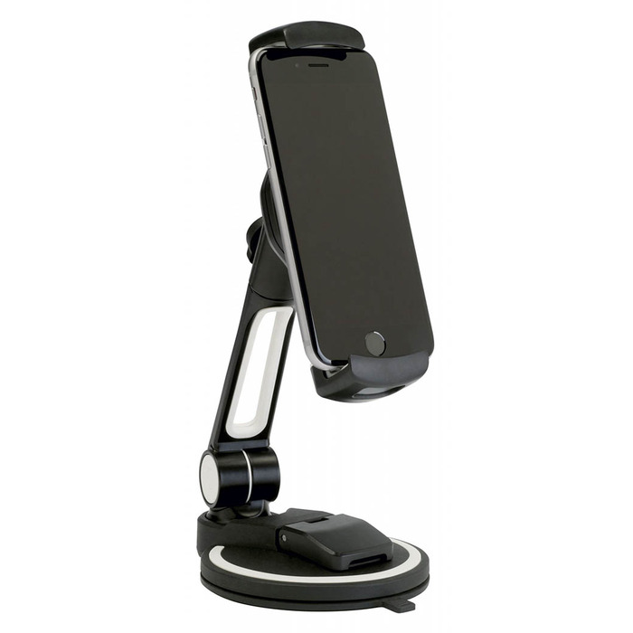 Aluminium Stand for Smartphones/Tablets from 4" to 7. 5" with Rotation & Tilt