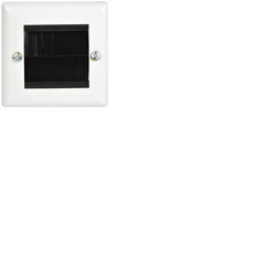 Single Steel Brush Wall Plates for Cable Entry 1 Gang Size