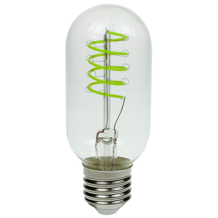 Spiral LED Filament Lamp 4W E27 - Green