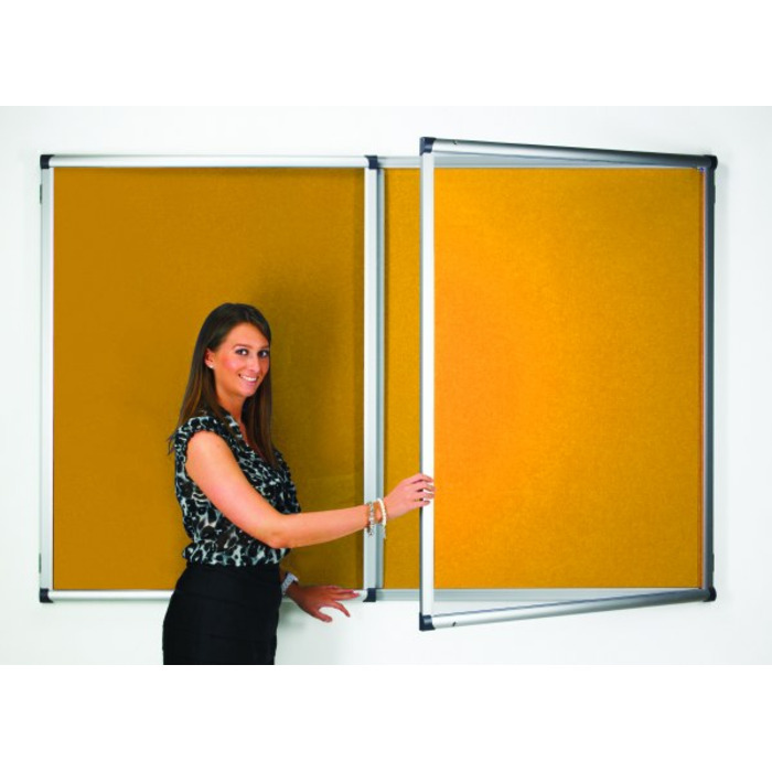 Eco-Sound Blazemaster Metropolitan Frame Tamperproof Noticeboard