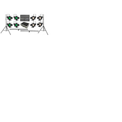 Professional Stage Lighting Kit with LED Fresnel Stage Lights