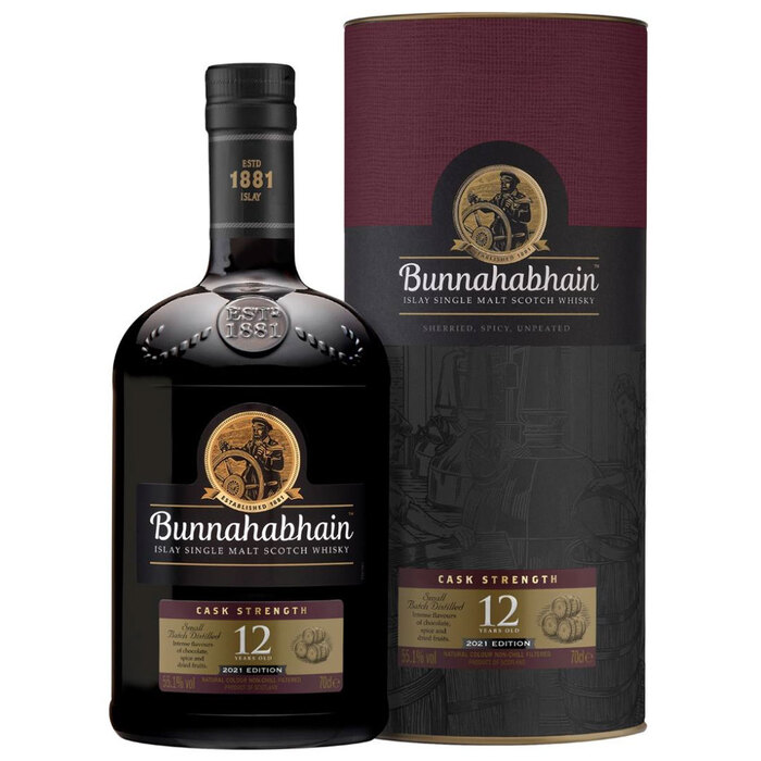 Bunnahabhain 12 Year Old Cask Strength 2021 Edition 55. 1%
