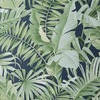 Maui Leaf Wallpaper Navy Fine Decor FD42851