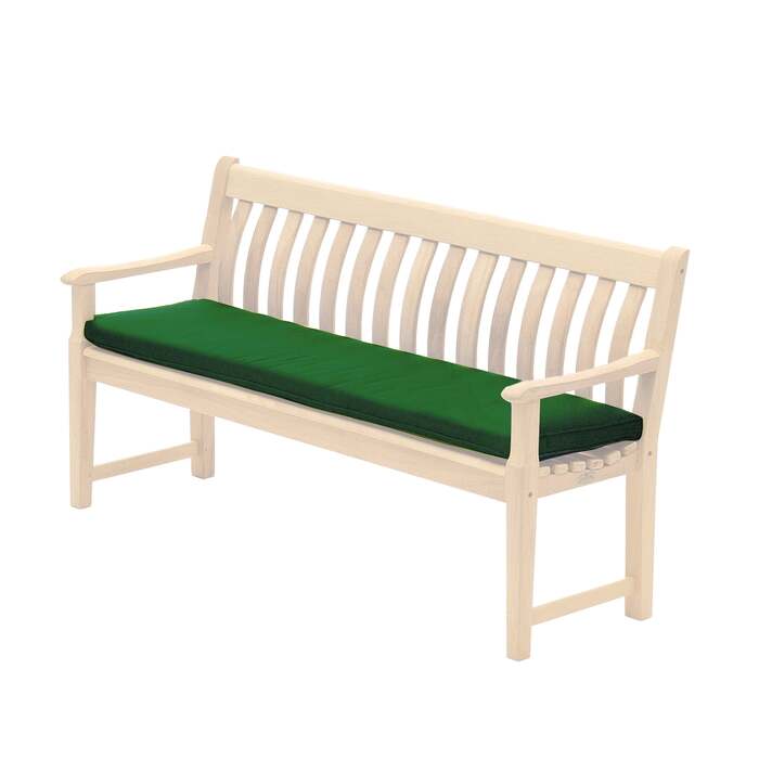 Alexander Rose Polyester 5ft (1. 5m) Bench Cushion - Green