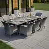 Bracken Outdoors Dakota 8 Seat Rectangular Rattan Garden Furniture Set with Armchairs