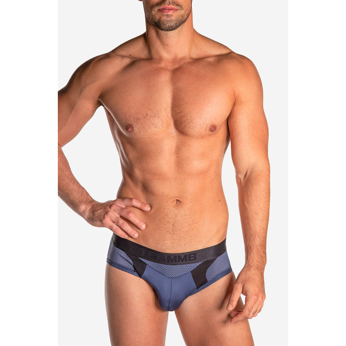 TEAMM8 Aerial Sports n Gym Gunmetal Brief