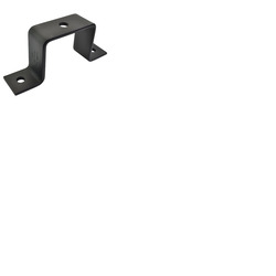 Ceiling Saddle Clamp For Suspending 48-50mm Bar - Black Finish