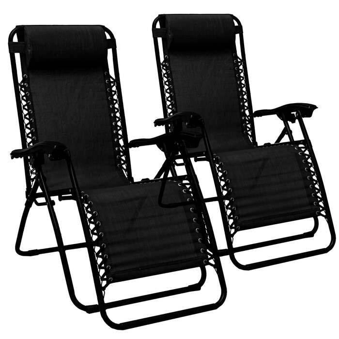 Bracken Outdoors Pair of Anti-Gravity Capri Relaxer Chairs