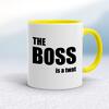 The Boss Is A . . . Swearing Mug