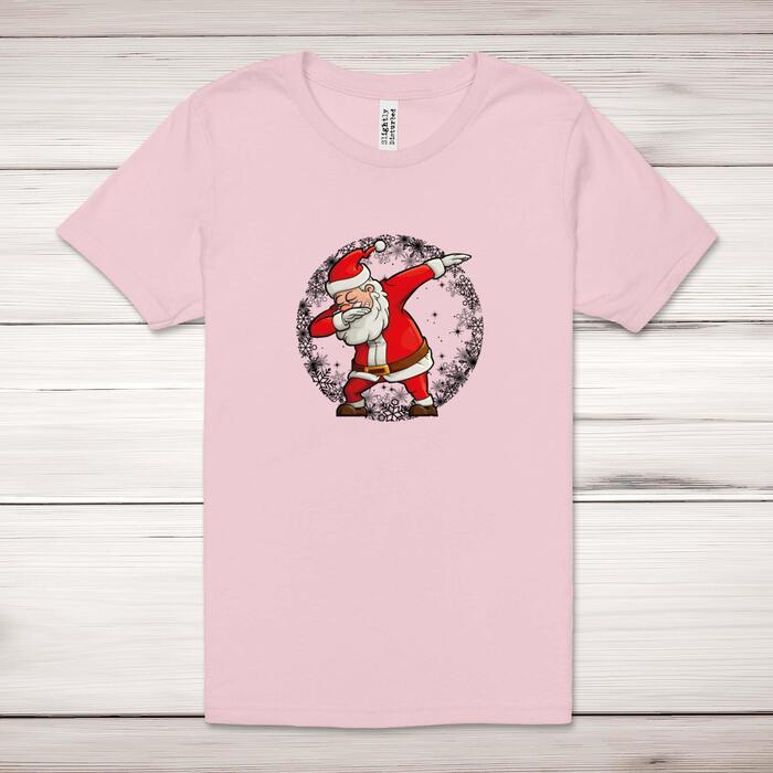 Dabbing Santa Adult T-Shirt