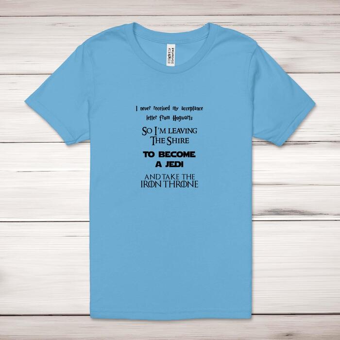 Take The Iron Throne Adult T-Shirt - Ocean Blue, XS