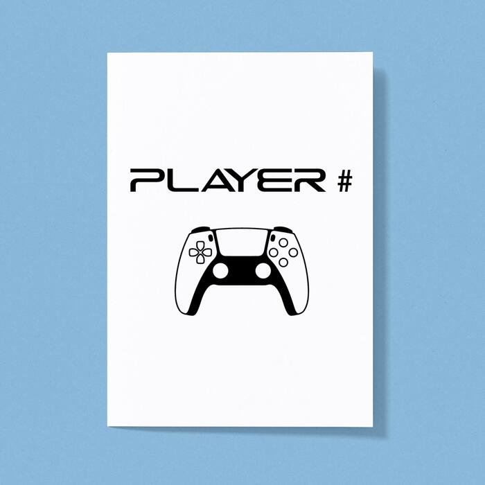 PS Player Greeting Card