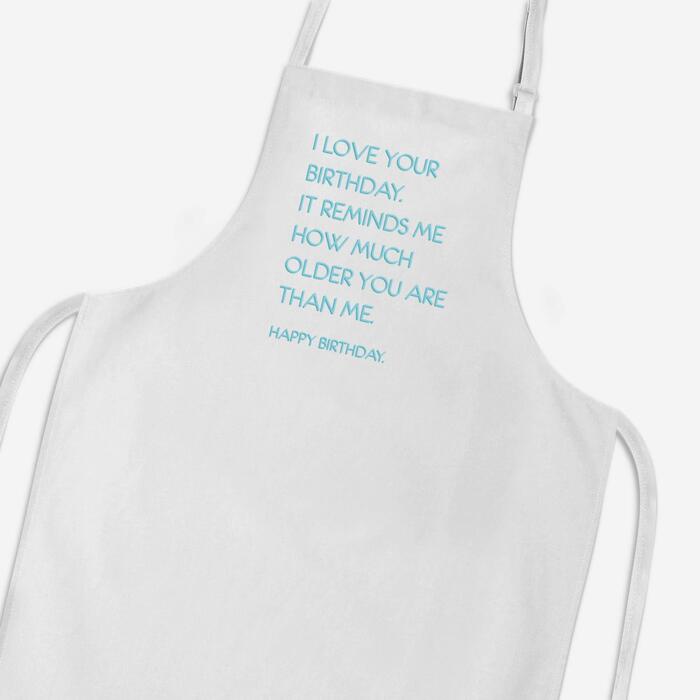 I Love Your Birthday Apron