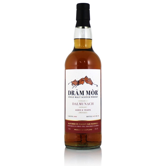 Dalmunach 2016 6 Year Old Dram Mor Single Cask #646