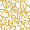 Squiggle Wallpaper Ochre / White Holden 13361
