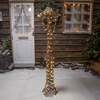 1. 5M Grey Wicker Christmas Lamp Post with 160 White LEDS