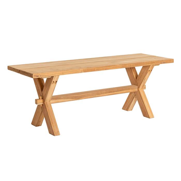 Alexander Rose Outdoor Plank Garden Bench (1. 2m)