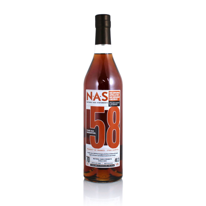 N. A. S No. 3 58 Year Old Bas-Armagnac