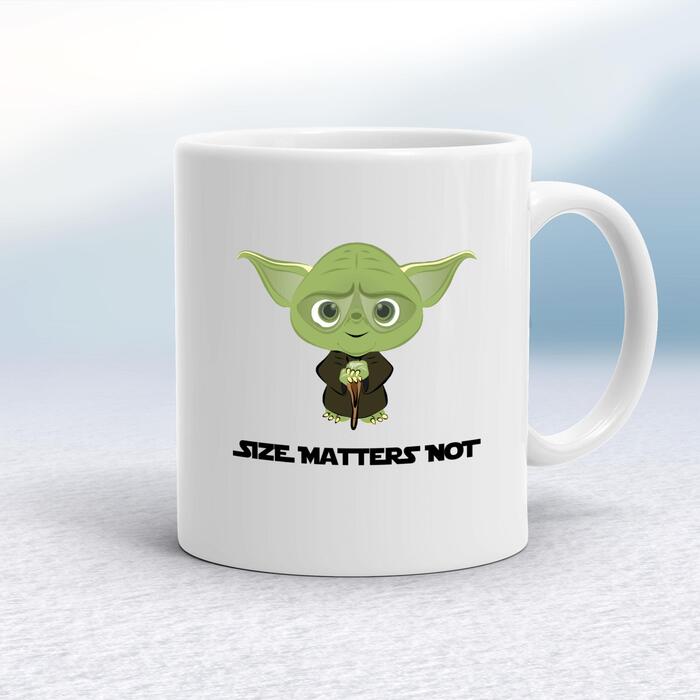 Size Matters Not Mug