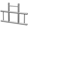 Contestage Ladder Truss 3 Way Flat Corner - Aluminium