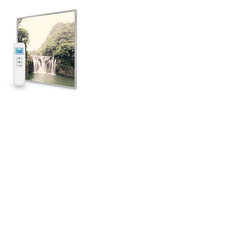 595x595 Forest Waterfall Image Nexus Wi-Fi Infrared Heating Panel 350W - Electric Wall Panel Heater