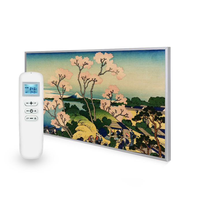 595x995 Goten Yama Hill Shinagawa on the Tokaido Picture Nexus Wi-Fi Infrared Heating Panel 580W - Electric Wall Panel Heater