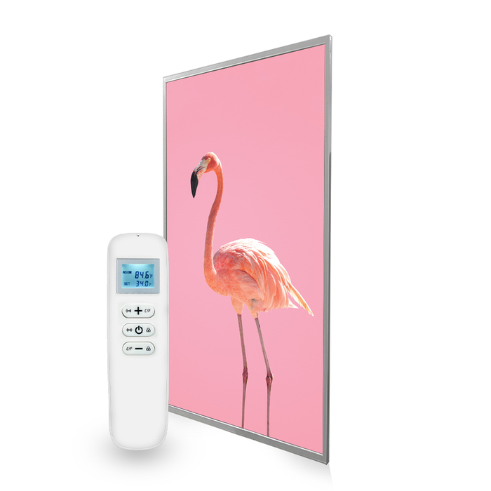 595x1195 Flo The Flamingo Picture Nexus Wi-Fi Infrared Heating Panel 700W - Electric Wall Panel Heater